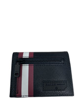 Load image into Gallery viewer, NEW Bally Bhandy Men&#39;s 6232167 Black Synthetic PVC Wallet MSRP $325
