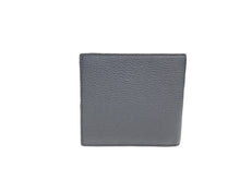 Load image into Gallery viewer, NEW Bally Grasai Men&#39;s 6232222 Smoke Grey Leather Bifold Wallet MSRP $330

