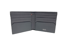 Load image into Gallery viewer, NEW Bally Grasai Men&#39;s 6232222 Smoke Grey Leather Bifold Wallet MSRP $330
