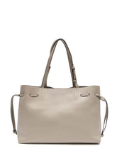 Load image into Gallery viewer, NEW Bally Cybelle Women&#39;s 6232700 Beige Leather Tote Bag MSRP $1150
