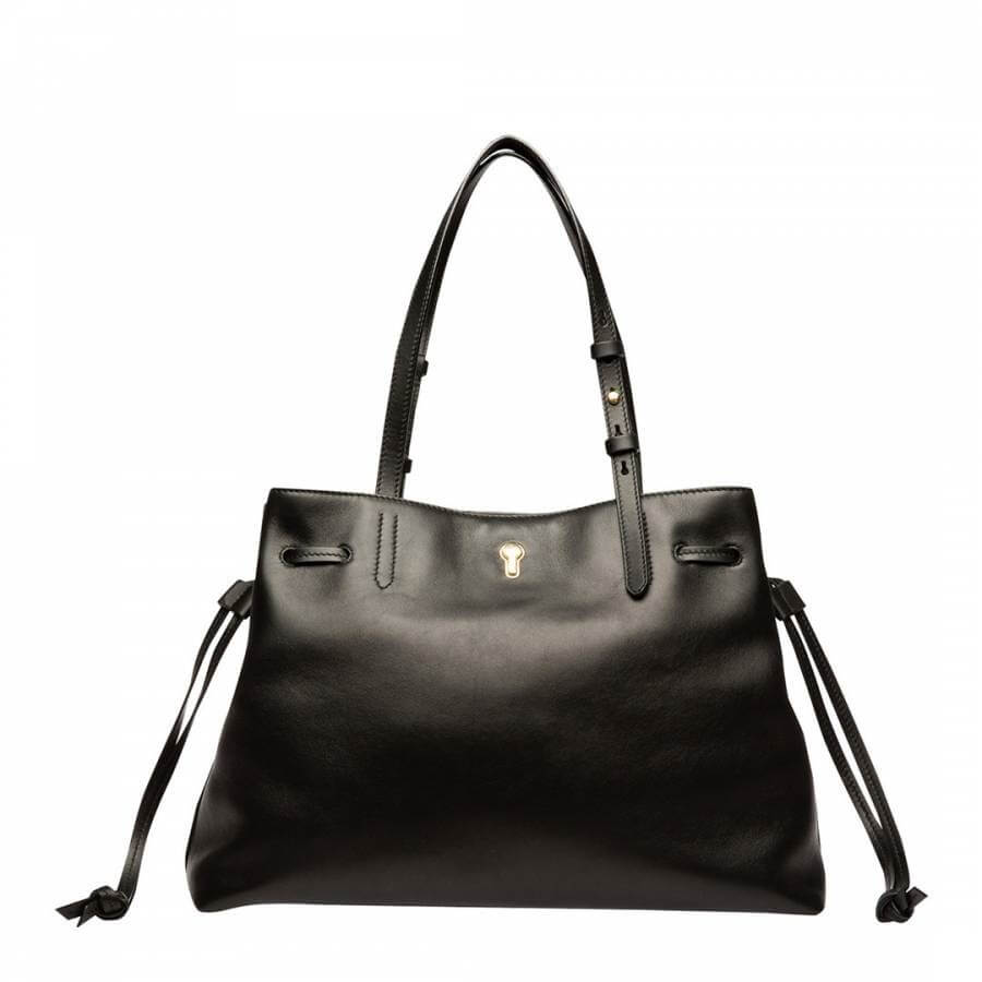 NEW Bally Cybelle Women's 6232702 Black Leather Tote Bag MSRP $1150