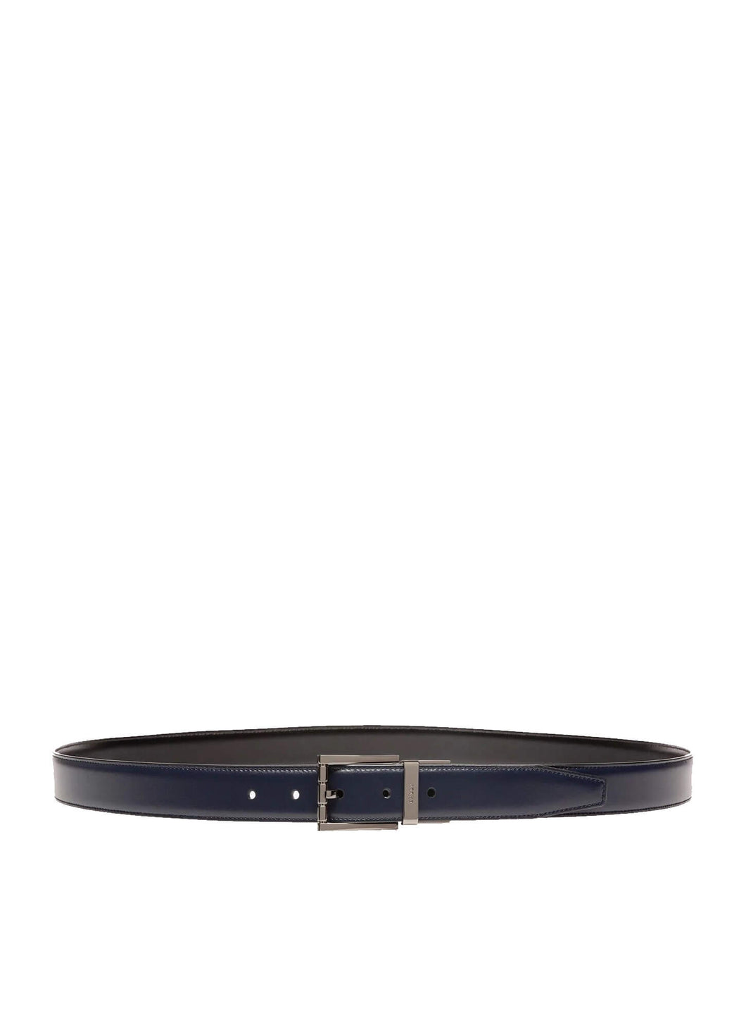 NEW Bally Astor Men's 6232252 Ink Leather 110cm Belt MSRP $290