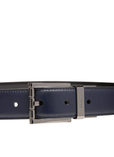 Load image into Gallery viewer, NEW Bally Astor Men&#39;s 6232252 Ink Leather 110cm Belt MSRP $290
