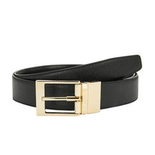Load image into Gallery viewer, NEW Bally Seret Men&#39;s 6232328 Black Leather 110cm Belt MSRP $425
