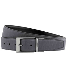 Load image into Gallery viewer, NEW Bally Seret Men&#39;s 6232329 Grey Leather 110cm Belt MSRP $425
