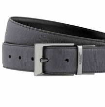 Load image into Gallery viewer, NEW Bally Seret Men&#39;s 6232329 Grey Leather 110cm Belt MSRP $425
