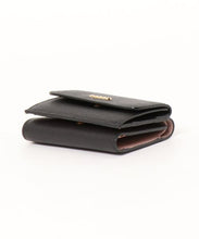 Load image into Gallery viewer, NEW Bally Leir Women&#39;s 6233124 Black Leather Wallet MSRP $285
