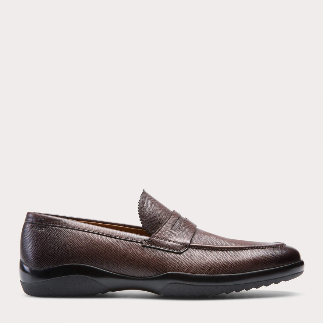 NEW Bally Micson Men's 6203061 Coffee Calf Leather Loafers US 11 MSRP $495
