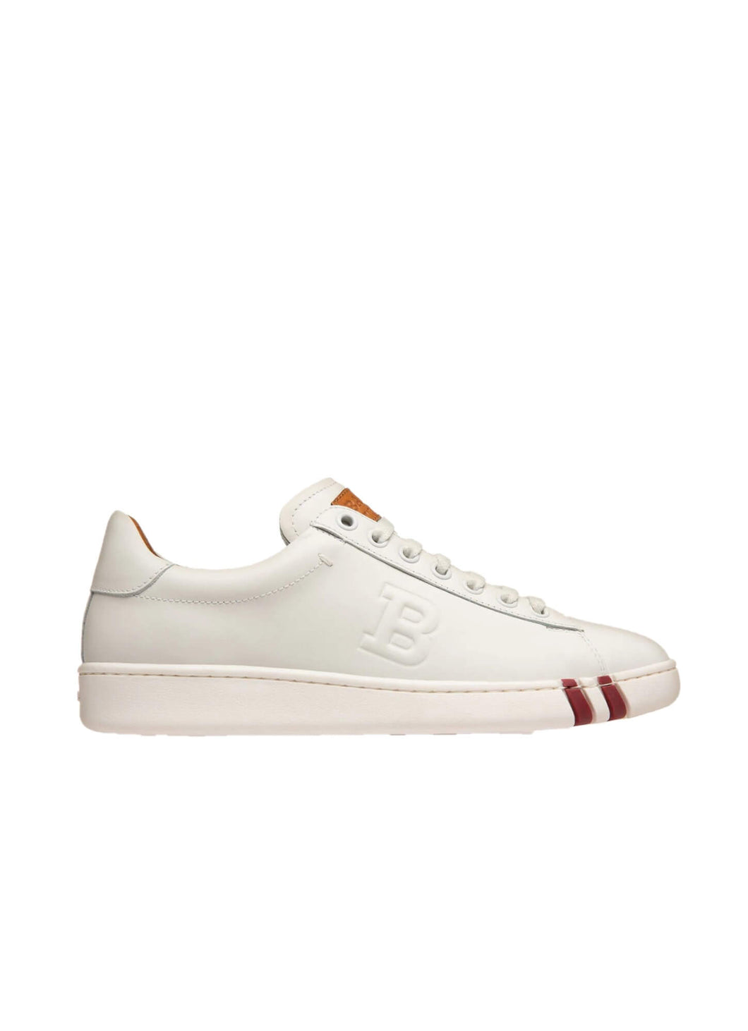 Bally Wivian 6205880 Women's  Whte Leather Sneakers US 10.5 MSRP$455