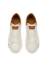 Load image into Gallery viewer, Bally Wivian 6205880 Women&#39;s  Whte Leather Sneakers US 10.5 MSRP$455
