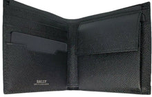 Load image into Gallery viewer, NEW Bally Myie Men&#39;s 6207514 Black Embossed Leather Wallet MSRP $175
