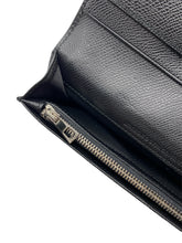 Load image into Gallery viewer, NEW Bally Mialiro Men&#39;s 6207483 Black Leather Embossed Wallet MSRP $480
