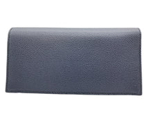 Load image into Gallery viewer, NEW Bally Mialiro Men&#39;s 6207481 Navy Leather Embossed Wallet MSRP $480
