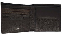 Load image into Gallery viewer, NEW Bally Myie Men&#39;s 6211560 Chocolate Embossed Leather Wallet MSRP $175
