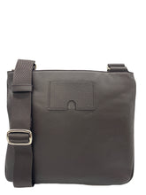Load image into Gallery viewer, NEW Bally Mizzi Men&#39;s 6216301 Small Coffee Leather Cross Body Bag MSRP $650
