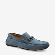 Load image into Gallery viewer, NEW Bally Pardue Men&#39;s 6217543 Blue Suede Loafers US 12 MSRP $395

