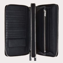 Load image into Gallery viewer, NEW Bally Magus Men&#39;s 6219902 Black Leather Clutch Wallet MSRP $695
