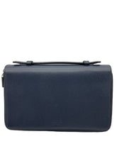 Load image into Gallery viewer, NEW Bally Magus Men&#39;s 6219900 Navy Leather Clutch Wallet MSRP $695
