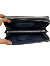 Load image into Gallery viewer, NEW Bally Magus Men&#39;s 6219900 Navy Leather Clutch Wallet MSRP $695
