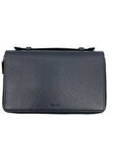 Load image into Gallery viewer, NEW Bally Magus Men&#39;s 6219900 Navy Leather Clutch Wallet MSRP $695
