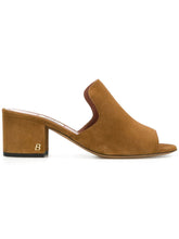 Load image into Gallery viewer, Bally Janisse 6221095 Women&#39;s  Cowboy Kid Suede Sandals US 8.5 MSRP $495
