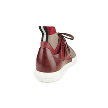 Load image into Gallery viewer, NEW Bally Avallo Men&#39;s Snuff Leather &amp; Fabric Sneakers US 8.5 MSRP $550
