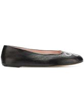 Load image into Gallery viewer, NEW Bally Ballyrina Women&#39;s 6223301 Black Plain Leather Shoes US 7.5 MSRP $425
