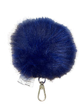 Load image into Gallery viewer, NEW Bally Fury Women&#39;s 6225142 Ink Fox Fur Key Holder MSRP $125
