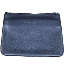 Load image into Gallery viewer, NEW Bally Matrio Men&#39;s 6225237 Navy Leather Clutch Bag MSRP $325
