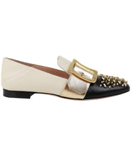 Load image into Gallery viewer, NEW Bally Janelle Women&#39;s 6225475 Black Leather Stud Slippers US 7 MSRP $870
