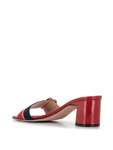 Load image into Gallery viewer, Bally Jordy 6225830 Women&#39;s  Red/Blue/White Polyester Sandals US 9 MSRP $570
