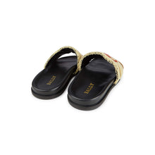 Load image into Gallery viewer, NEW Bally Logo Pool Men&#39;s 6226014 Ginger Cotton Slide Sandals US 7 MSRP $525
