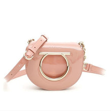Load image into Gallery viewer, NEW SALVATORE FERRAGAMO Vela Women&#39;s 694681 Rose Shoulder Bag MSRP $1450
