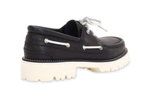 Load image into Gallery viewer, NEW SALVATORE FERRAGAMO Ambler Men&#39;s 709209 Dark Blue Sneaker Size 6 MSRP $695
