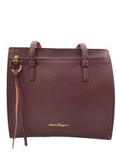 Load image into Gallery viewer, NEW SALVATORE FERRAGAMO Amy Women&#39;s 723992 Purple/Desert Rose Tote MSRP $1690
