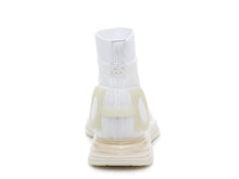 Load image into Gallery viewer, SALVATORE FERRAGAMO Gardena Women&#39;s 726203 White Sock Sneaker Size 7 C MSRP $950

