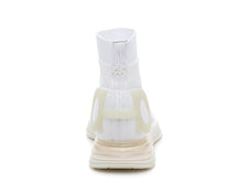Load image into Gallery viewer, SALVATORE FERRAGAMO Gardena Women&#39;s 726203 White Sock Sneaker Size 8.5 C MSRP $950
