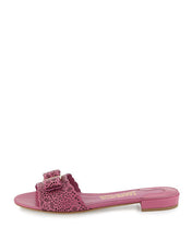 Load image into Gallery viewer, SALVATORE FERRAGAMO Gil Laserc Women&#39;s 634927 Purple Sandal Size 7 C MSRP $595
