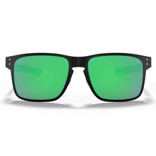 Load image into Gallery viewer, New Oakley HOLBROOK Metal 4123-04 Matte Black/Jade Iridium Sunglasses 4123
