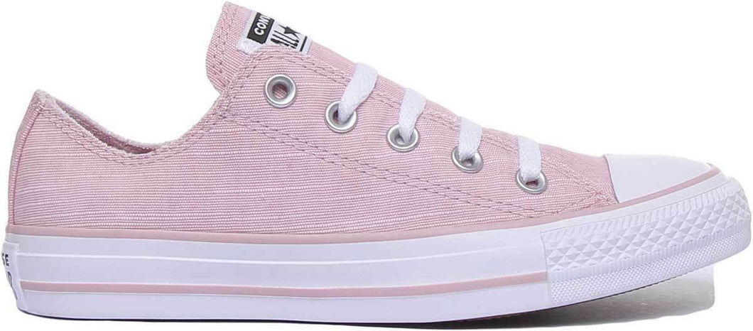 Converse Chuck Taylor All Star Ladies Plum Canvas Low Top Sneakers 5.5