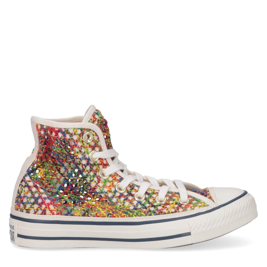 Converse Chuck Taylor All Star Ladies Multicolor Canvas Knit Sneakers 7