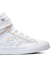 Load image into Gallery viewer, Converse Chuck Taylor All Star Kids&#39; Rainbow Stitch White Sneakers 5.5
