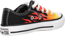 Load image into Gallery viewer, Converse Chuck Taylor All Star OX Kids&#39; Black Textile Low Sneakers 1
