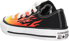 Load image into Gallery viewer, Converse Chuck Taylor All Star OX Kids&#39; Black Textile Low Sneakers 13
