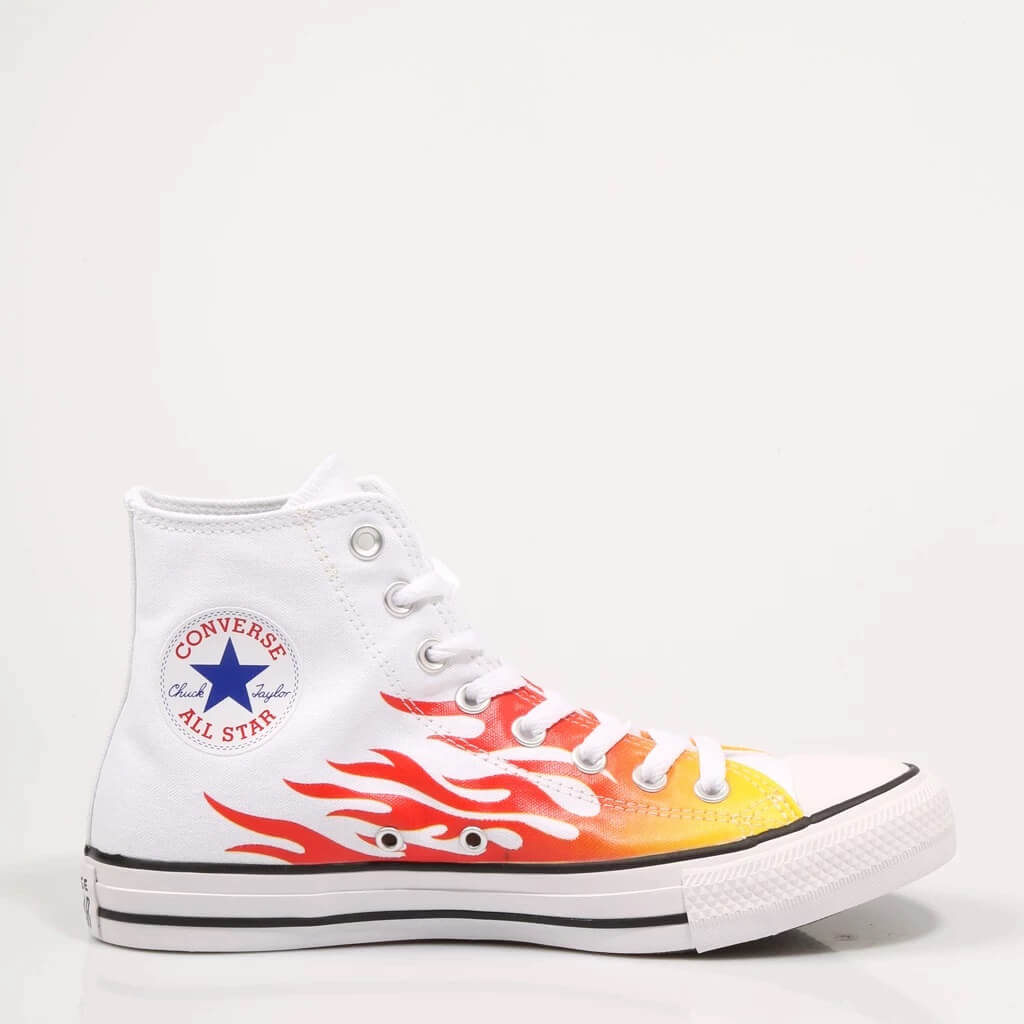 Converse Chuck Taylor All Star Unisex High Archive Print White Hi Shoes 10 M/12 W