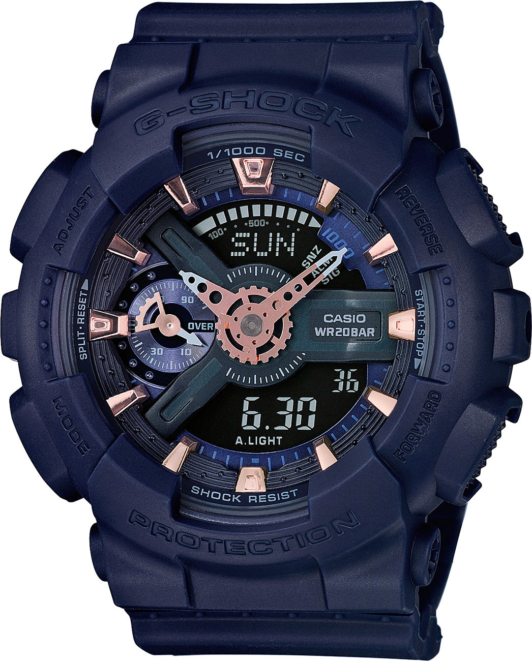 Casio G-Shock S Series Black Dial Men's Watch GMAS110CM-2A MSRP $130
