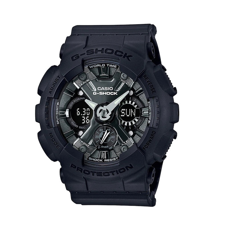 Casio G-Shock S Series Black Dial Women's Strap Watch GMAS120MF-1A MSRP $130