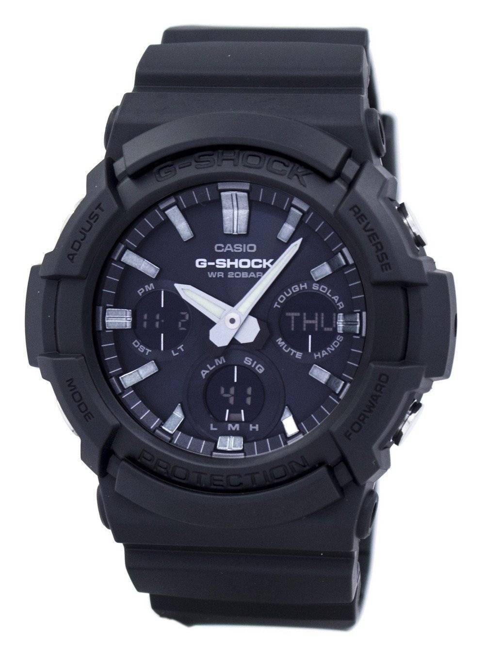 Casio G-Shock Black Dial Men's Strap Watch GAS100B-1A MSRP $160
