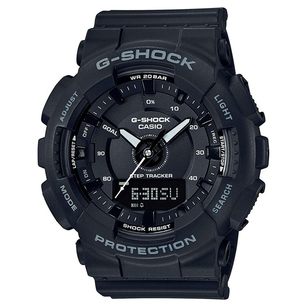 Casio G-Shock S Series Black Dial Men's Watch GMAS130-1A MSRP $130