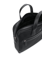 Load image into Gallery viewer, NEW Bally Chandos Men&#39;s 6220459 Black Fabric Small Business Bag MSRP $750
